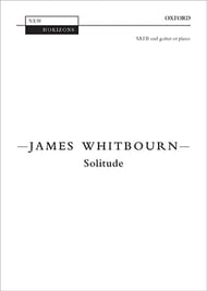 Solitude SATB choral sheet music cover Thumbnail